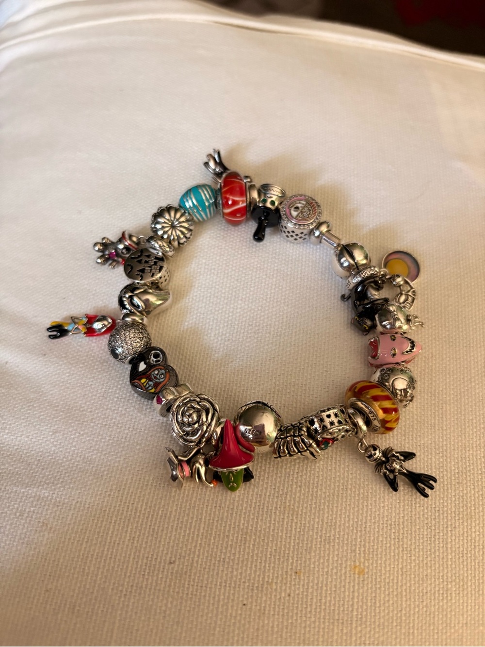 Linx bracelet with Nightmare Before Christmas charms